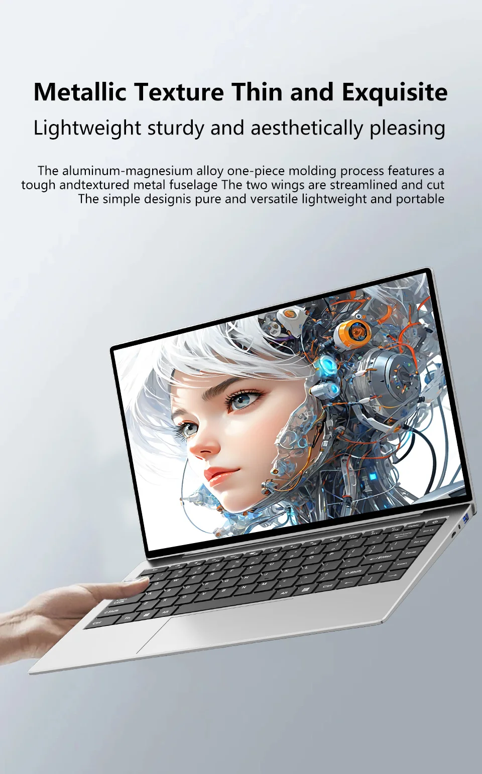 14.1" Intel 4405U Laptop Computer Windows 11 16GB RAM 512GB 1TB 2TB SSD Portable Notebook PC Backlight Office Study Laptops