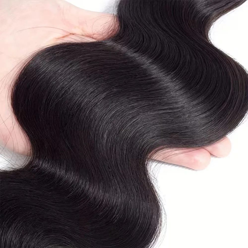 12-42 Inch Rambut Asli Brasil Raw Human Hair Bundles Body Wave Loose 3 4 Bundle Virgin Remy Hair Extension Untuk Wanita Sew In Quick Weave