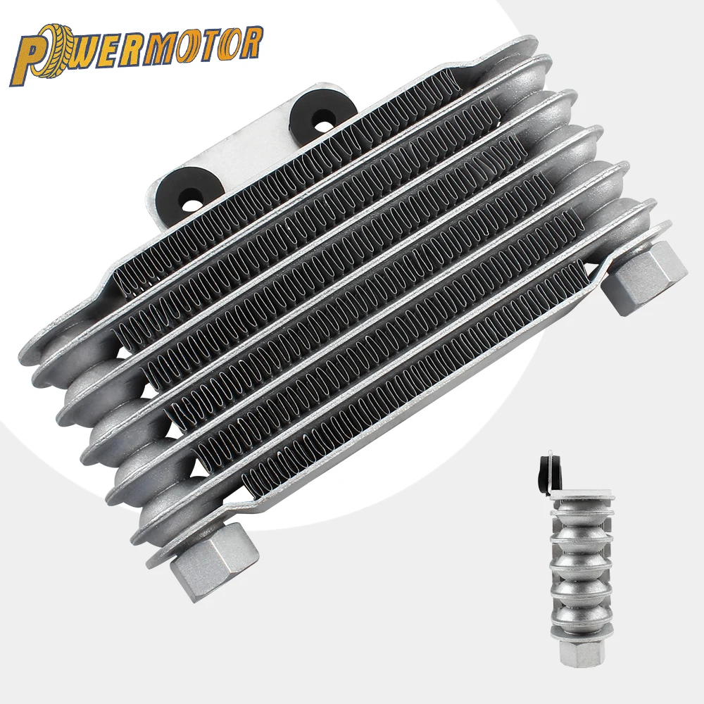 

Oil Radiator Cooler Universal Motorcycle Cooling System Aluminum for Honda Yamaha Pocket Dirt Pit Bike 125cc 250cc Accessories