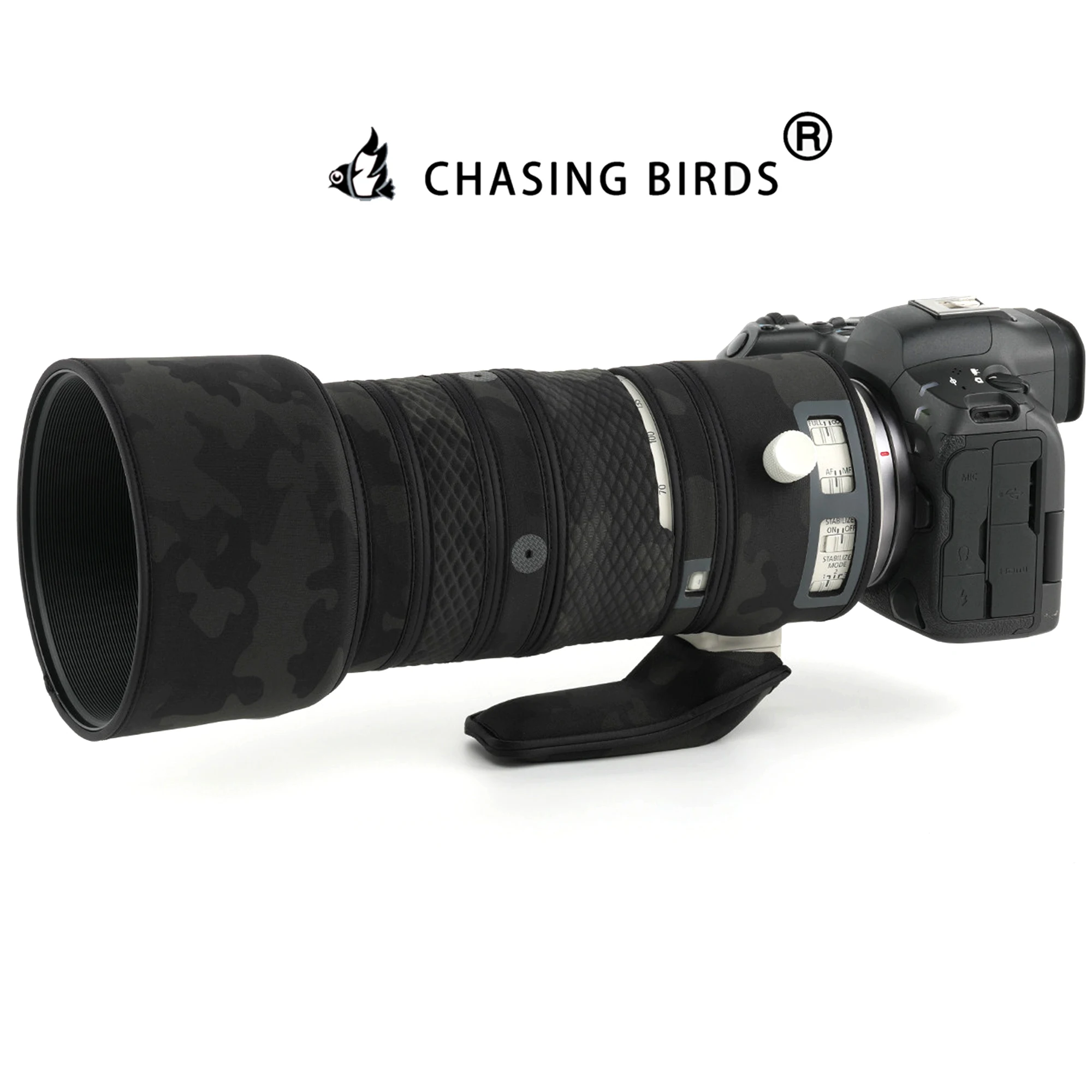 CHASING BIRDS Ver IV Lens Camouflage Coat for CANON RF 70-200mm F2.8 L IS USM Z Waterproof and Rainproof Lens Protective Cover