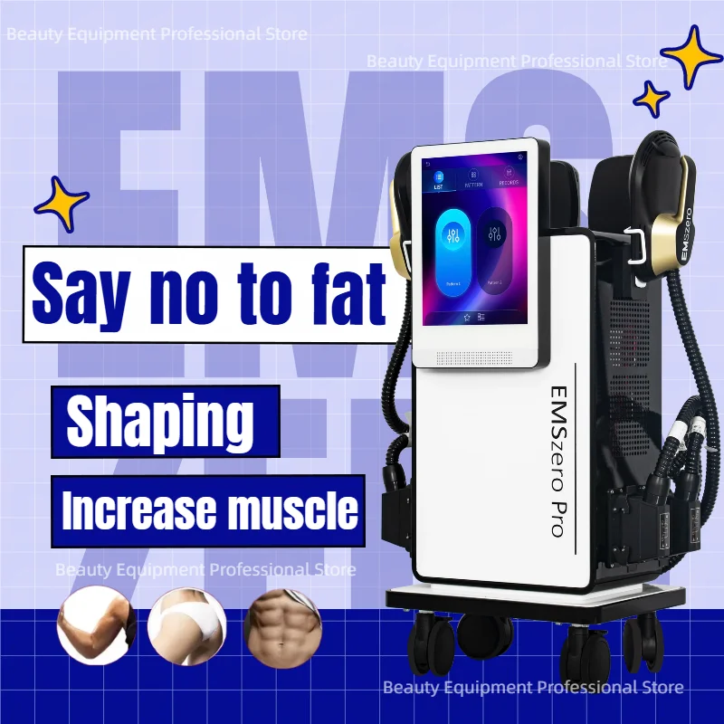 

EMSzero 15 Tesla 6500 Вт NEO для похудения Nova сжигание жира мышцы EMS электромагнитная стимуляция тела Hiemt Pro складной экран