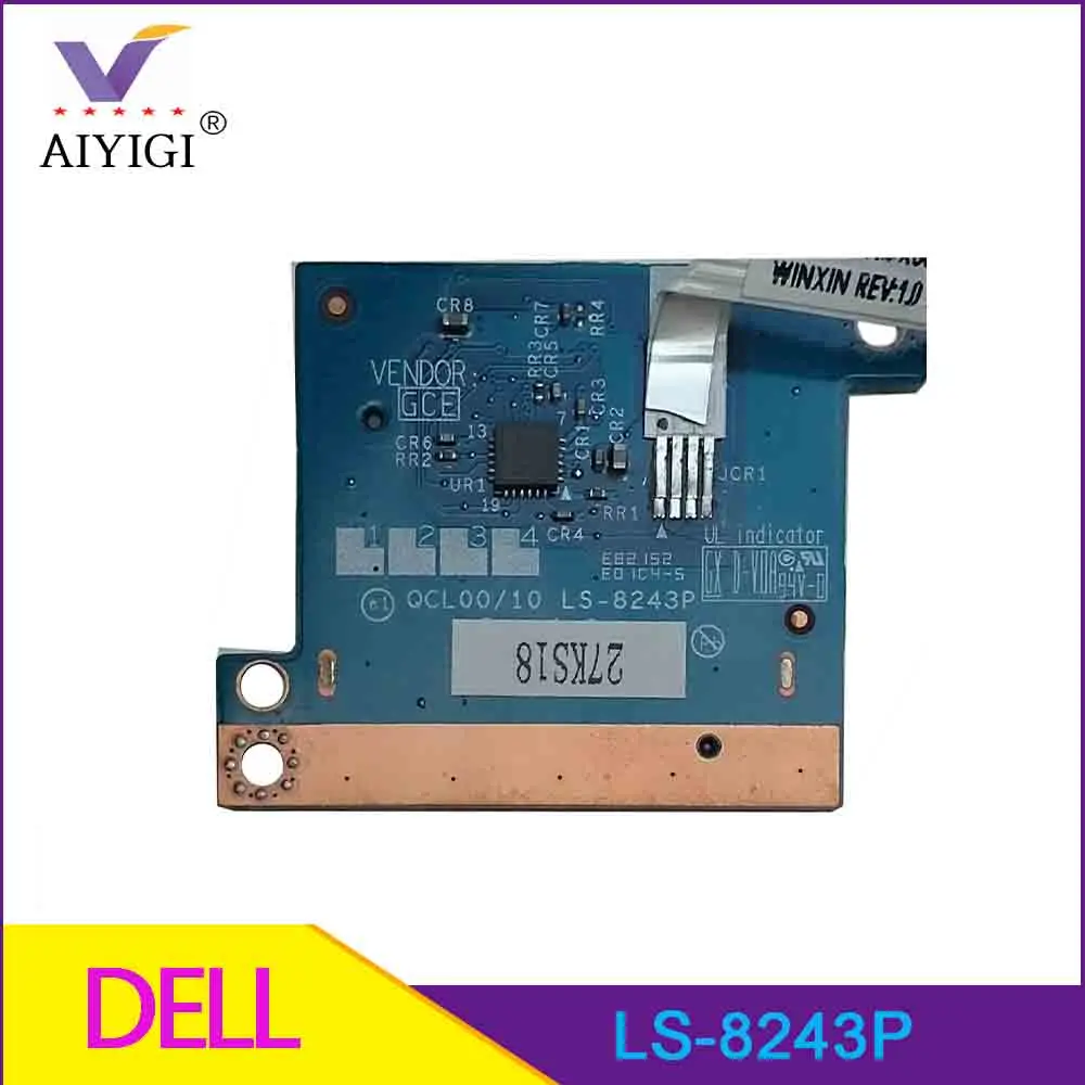 Original For DELL Inspiron 5520 7720 SD Card Reader Board With Cable 0Y0W97 Y0W97 LS-8243P