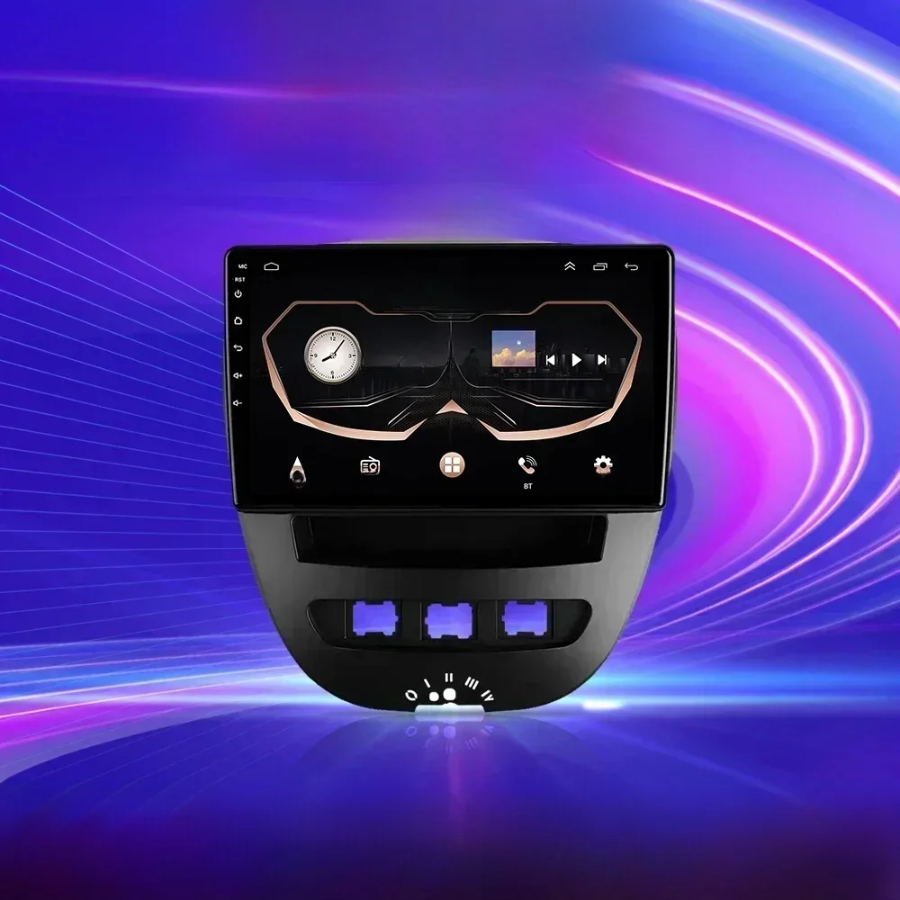 SCARLIU For Peugeot 107 Toyota Aygo Citroen C1 2005-2014 Multimedia autoradio WIFI Wireless Carplay Android Auto Car Radio - afbeelding 2
