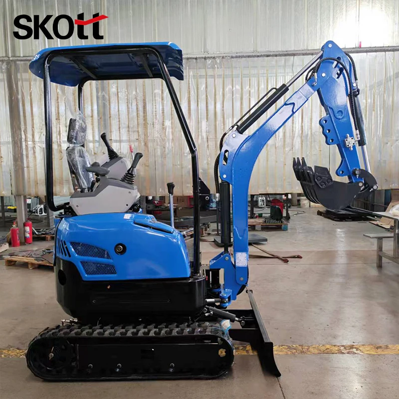 1.5 Ton Mini Excavator 1500kg Crawler Digger CE Euro5 Mini‑excavatrice Mini Excavadora Factory Direct Breaker Auger Optional