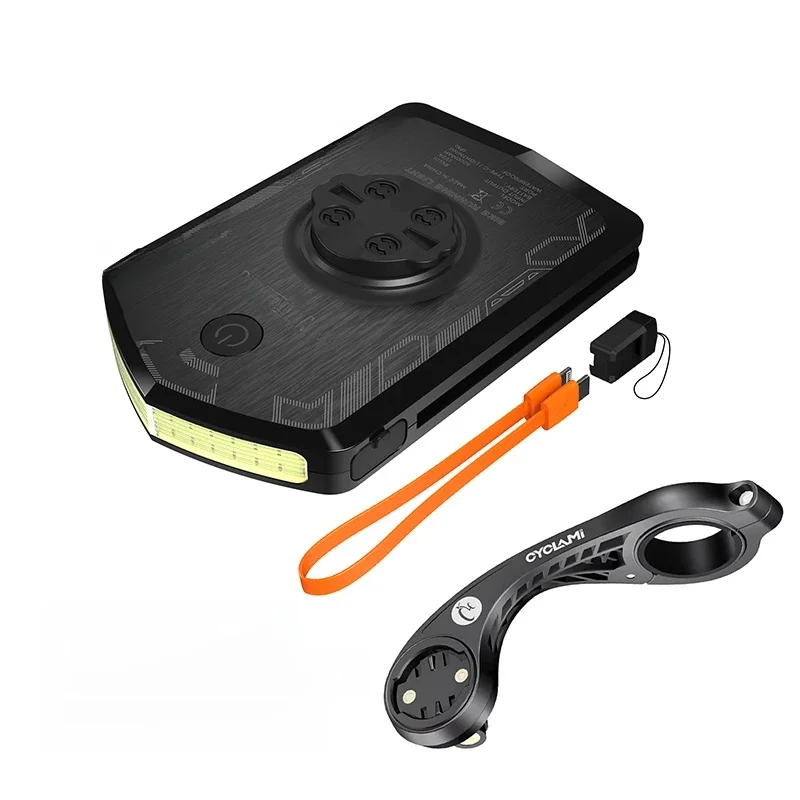 AliExpress CYCLAMI RVL01 Bicycle Light Cycling Headlight 5000mAh Type-C Charging Front Lamp For Garmin XOSS IGS Computer Lights Charging