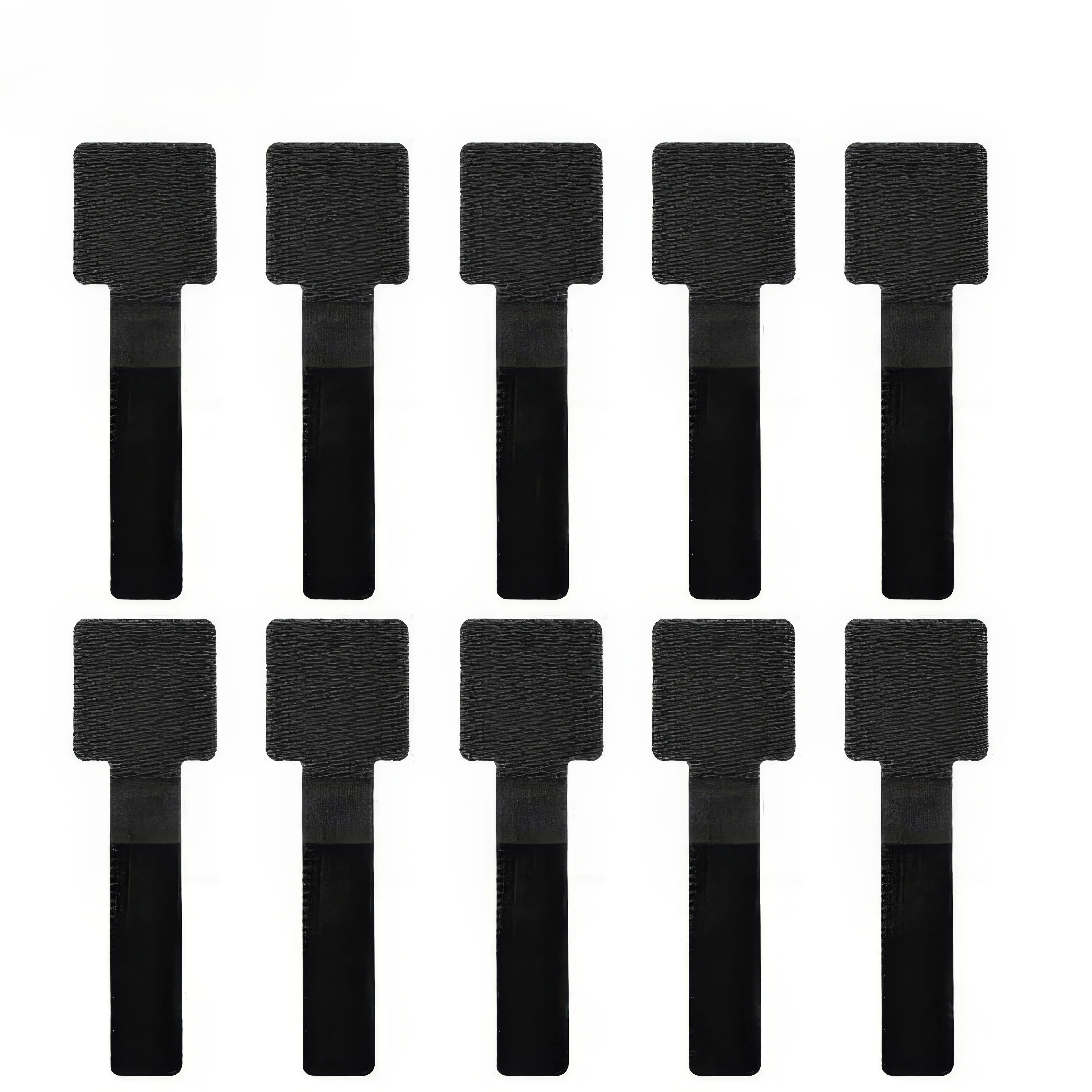 10 Black Wire Ties, Reusable, Practical Design, Suitable for Daily Household and Office Use, Adjustable Ties