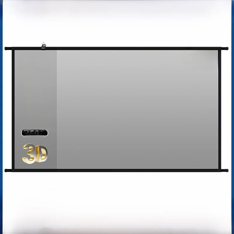 VEIDADZ – écran de projecteur mural gris, tissu réfléchissant résistant Anti-lumière, 60 84 100 120 pouces, pour Home cinéma extérieur