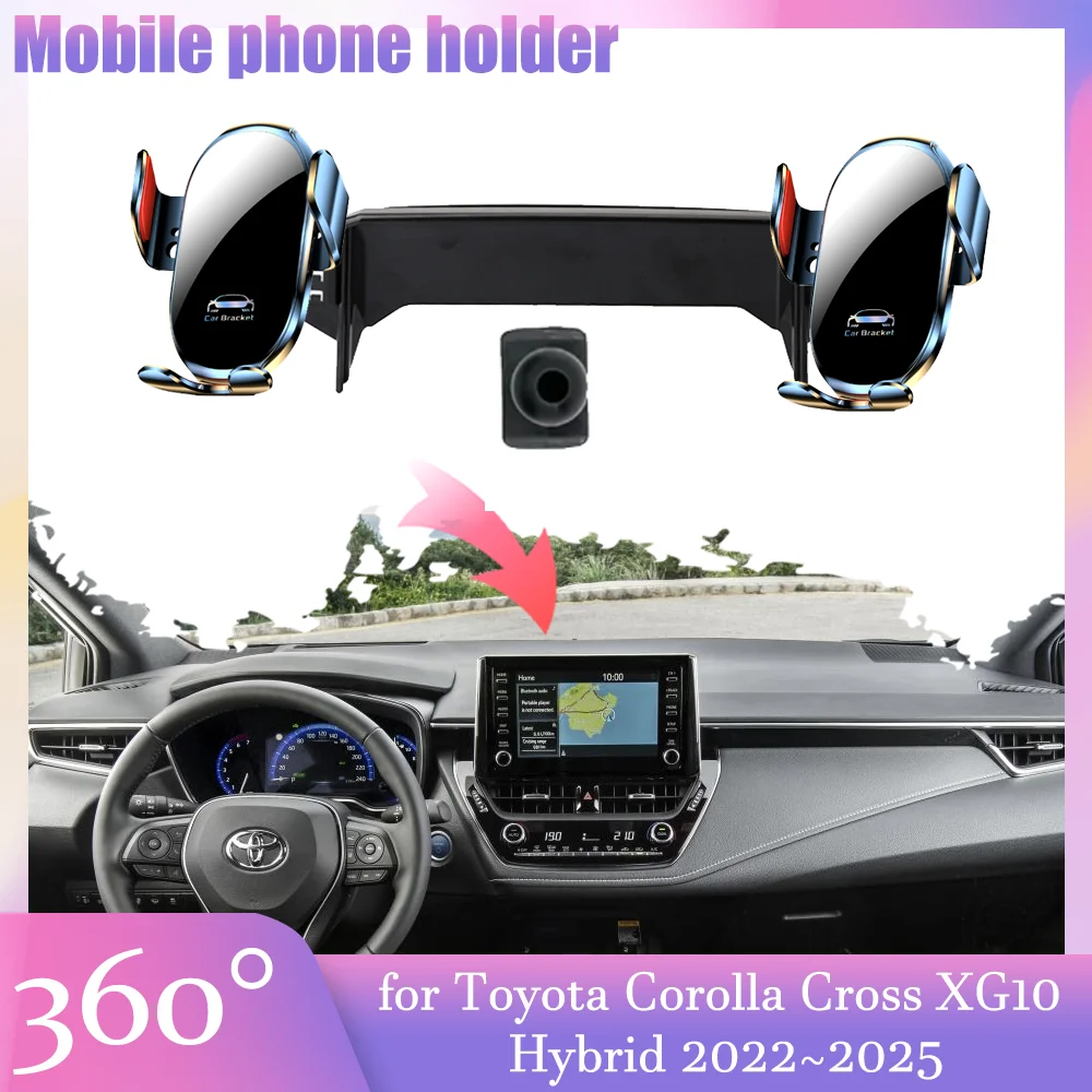 Soporte para móvil de coche para Toyota Corolla Cross XG10 Hybrid 2022 ~ 2025 GPS Air Vent Cell Clip soporte accesorios iPhone