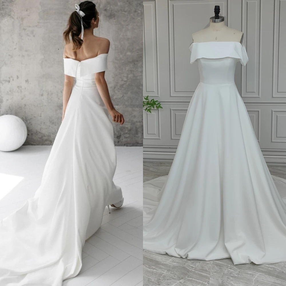 

19597# Real Photos Colorful Flowers Embroidery Lace Wedding Dress Women Off Shoulder Tulle A-line Bridal Gown For Party