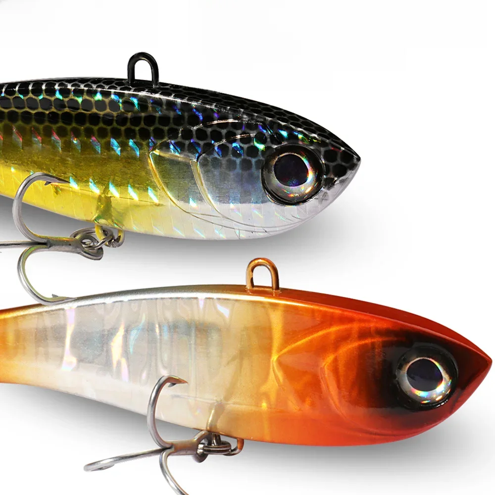 VIBRATION High Pitch VIB 10g 17g 34.5g Tonąca przynęta ołówkowa Long Casting Fishing Bass Pesca Swimbait Hook Metal Jig Silicone Bait — 2