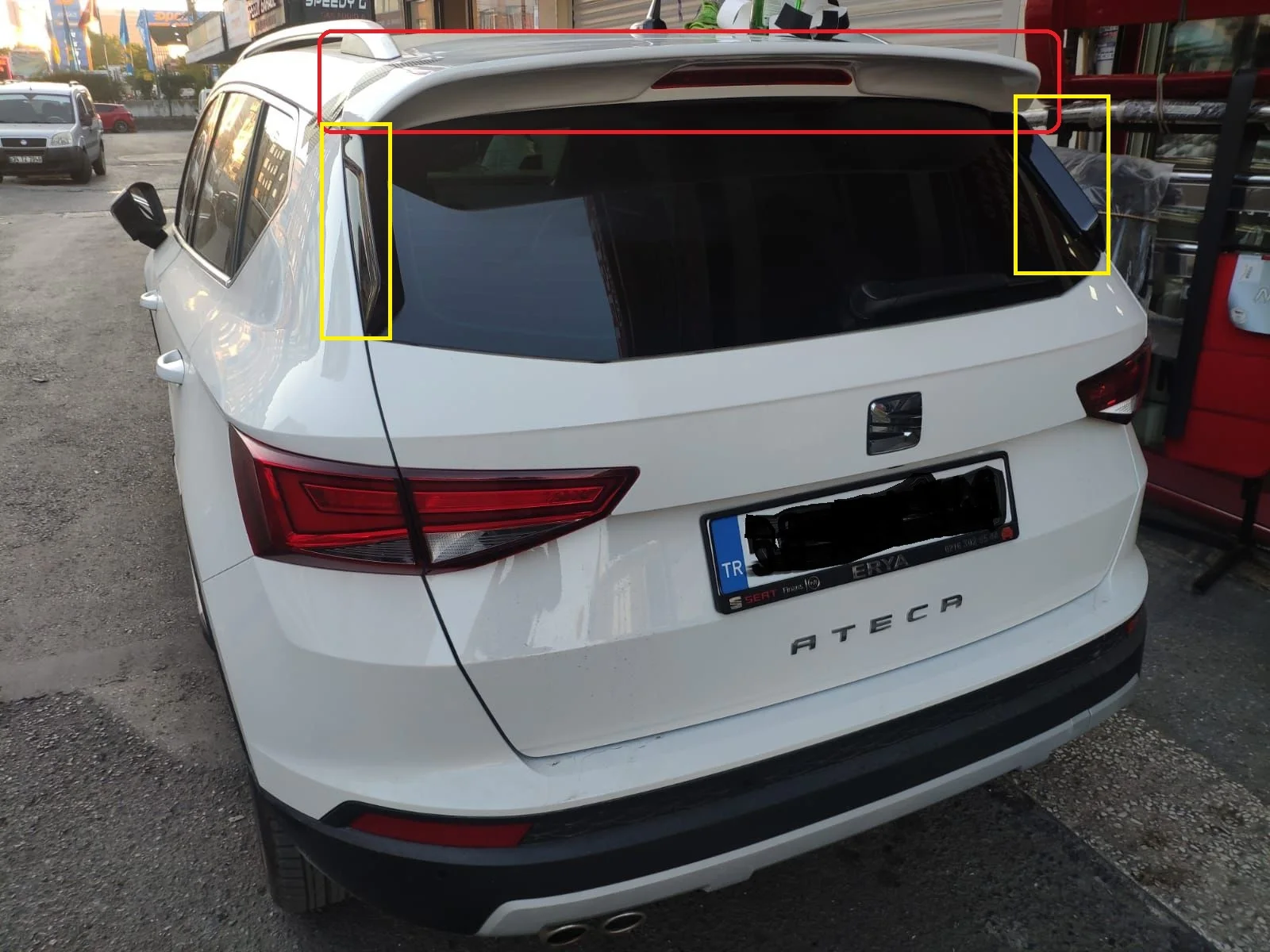 Spoiler For Seat Ateca FR CUPRA 5 DOOR SPOILER 3-PIECES 2018 and Later Models-Auto Styling Car Accessories New Quality Ornament