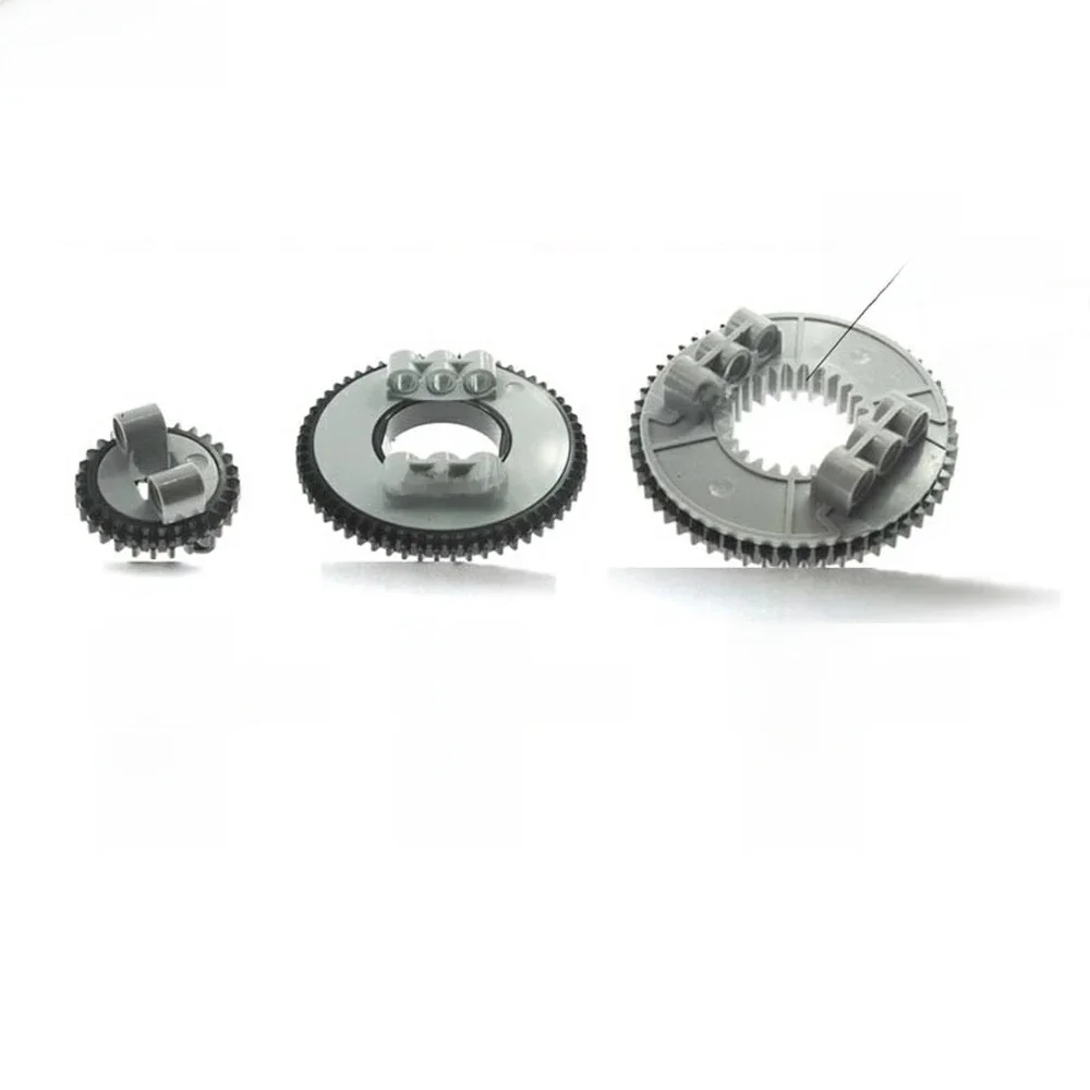 4 jeux de Mini plateau tournant MOC 28/56/60 dents, Mini bas pour blocs de construction, pièces techniques 99009 + 99010 50163 + 48452 18938 + 18939