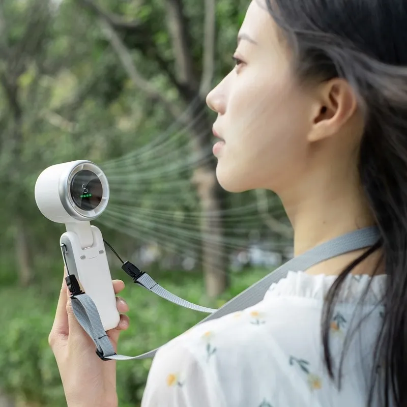 

BOLEBIO Volevio Портативный беспроводной вентилятор-фонарик Noisy BLDC Супер сильный ультра легкий мини-вентилятор-фонарик Натуральный ветровой вентилятор USB/Po