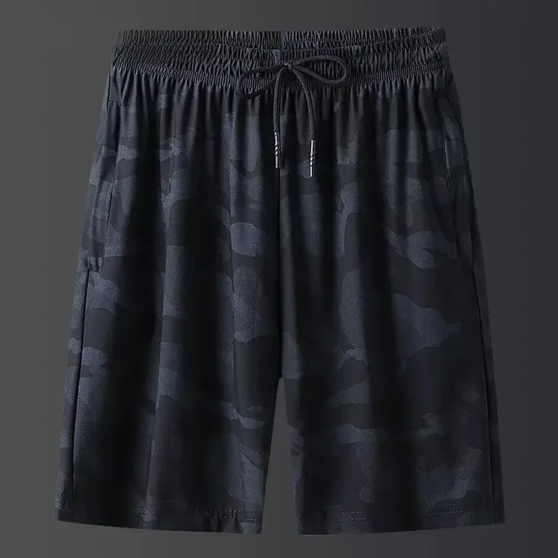 Grande taille short de course hommes Camouflage basket-ball Sport gymnase maille respirant Shorts Fitness entraînement bas mâle décontracté