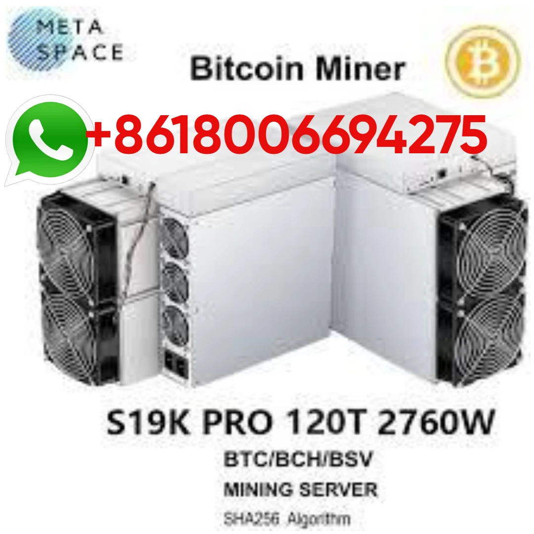 SC КУПИТЬ 2 ПОЛУЧИ 1 БЕСПЛАТНО BITMAIN Antminer S19k Pro 120TH/S 2760 Вт 23J/T BTC/BCH/BSV Bitcoin Miner