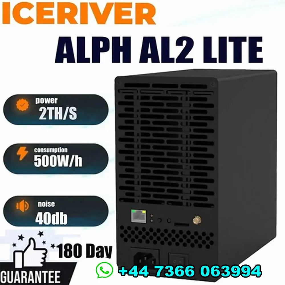 RR ACQUISTA 3 RICEVI 2 GRATIS IceRiver AL2 Lite 2Th/s 500W Alephium Miner ALPH Mining Asic Crypto Miner Blake3