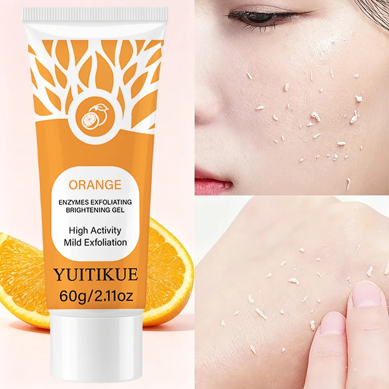 YUITIKUE 60g Orange Enzyme Gel - Exfoliating Brightening Mild Exfoliation Face Skin Care