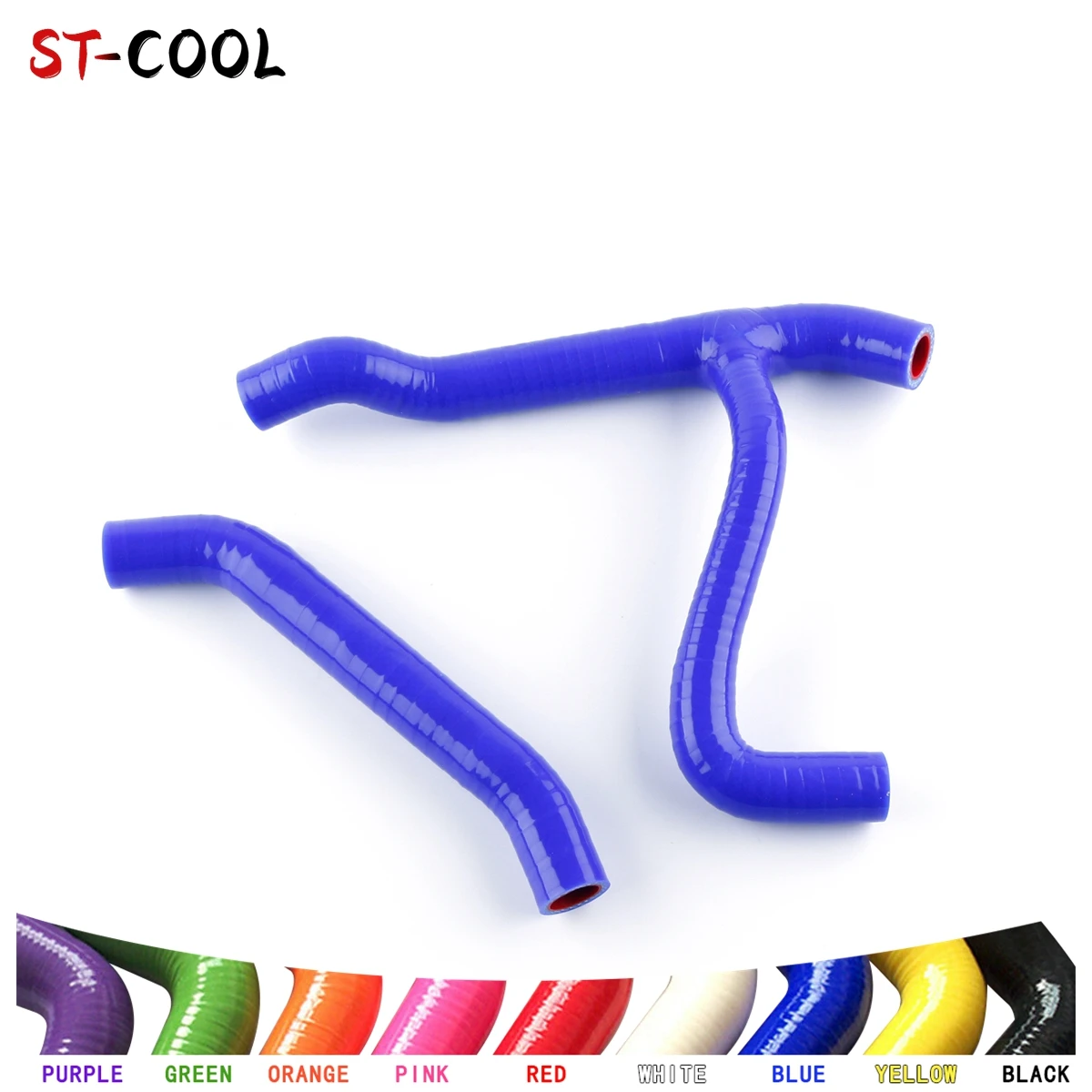 For 2007-2011 Polaris Outlaw MXR 450 525S 525 2008 2009 2010 Radiator Hoses Kit Silicone Tubes Pipes 2Pcs 10 Colors