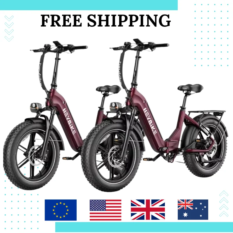 Bicicleta Elétrica Lantu de Alta Qualidade 20 Polegadas 800W Dobrável com Sensor de Torque