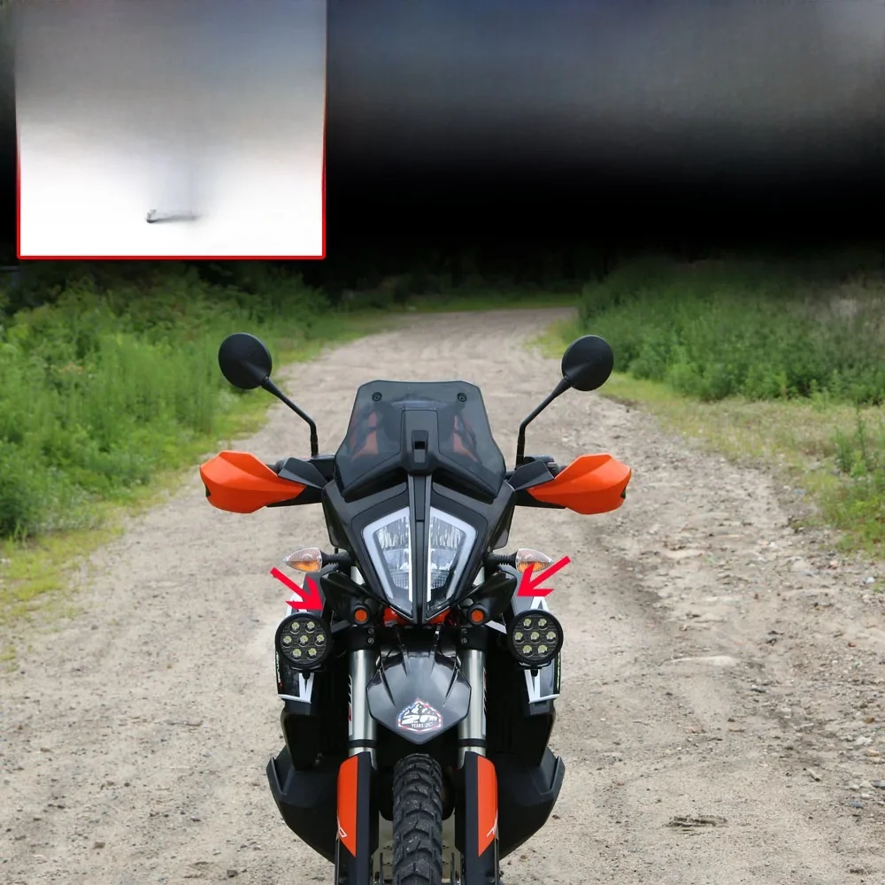 Dla KTM 790adventure r 790 przygoda lampa przeciwmgielna wspornik reflektora 2019 2020 2021 2022 2023 akcesoria motocyklowe — zdjęcie 2