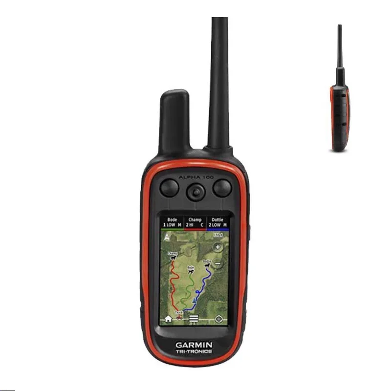 Alpha 100 Handheld GPS Device for Garmin Alpha 100 Multi-dog Tracking GPS and Remote Training Device in One