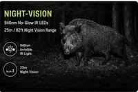 Solar Wildlife 50MP 4K Video Trail Camera with Night Vision 0.3s Motion Activated Waterproof for Outdoor Hunting Garden Monitori 4