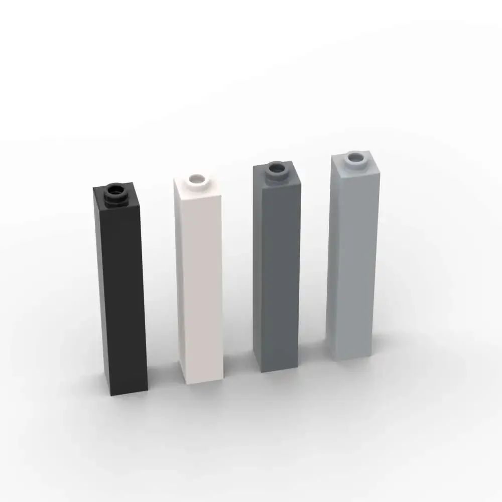 MOC – blocs de construction en briques 2453 1x1x5, 10 pièces, goujons creux de haute technologie, particules éducatives à assembler, jouet pour enfants, cadeau d'anniversaire pour enfants