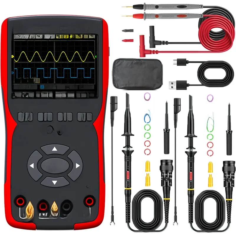 ZOYI Tweekanaals oscilloscoop ZT-703S multifunctionele signaalgenerator 3-in-1 uiterst nauwkeurige elektricien - afbeelding 2