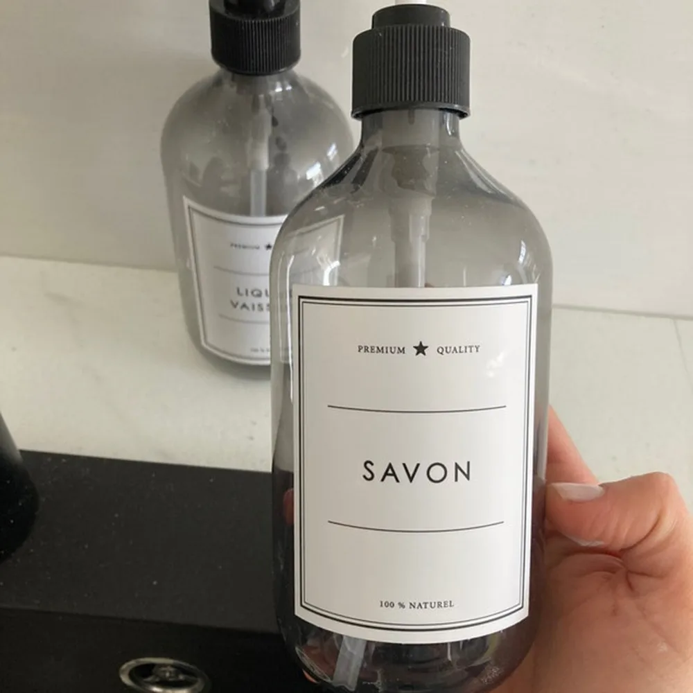 

Personalized Waterproof Labels for Zero Waste Containers, Any Language