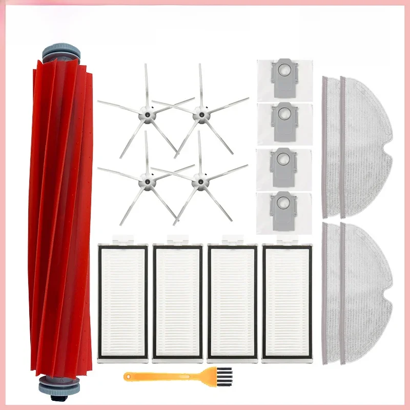 Filtre de remplacement pour aspirateur Xiaomi Roborock Q7 Max,Q7 Max +,Q7 Plus,T8, brosse latérale principale, sac à poussière en tissu, accessoires