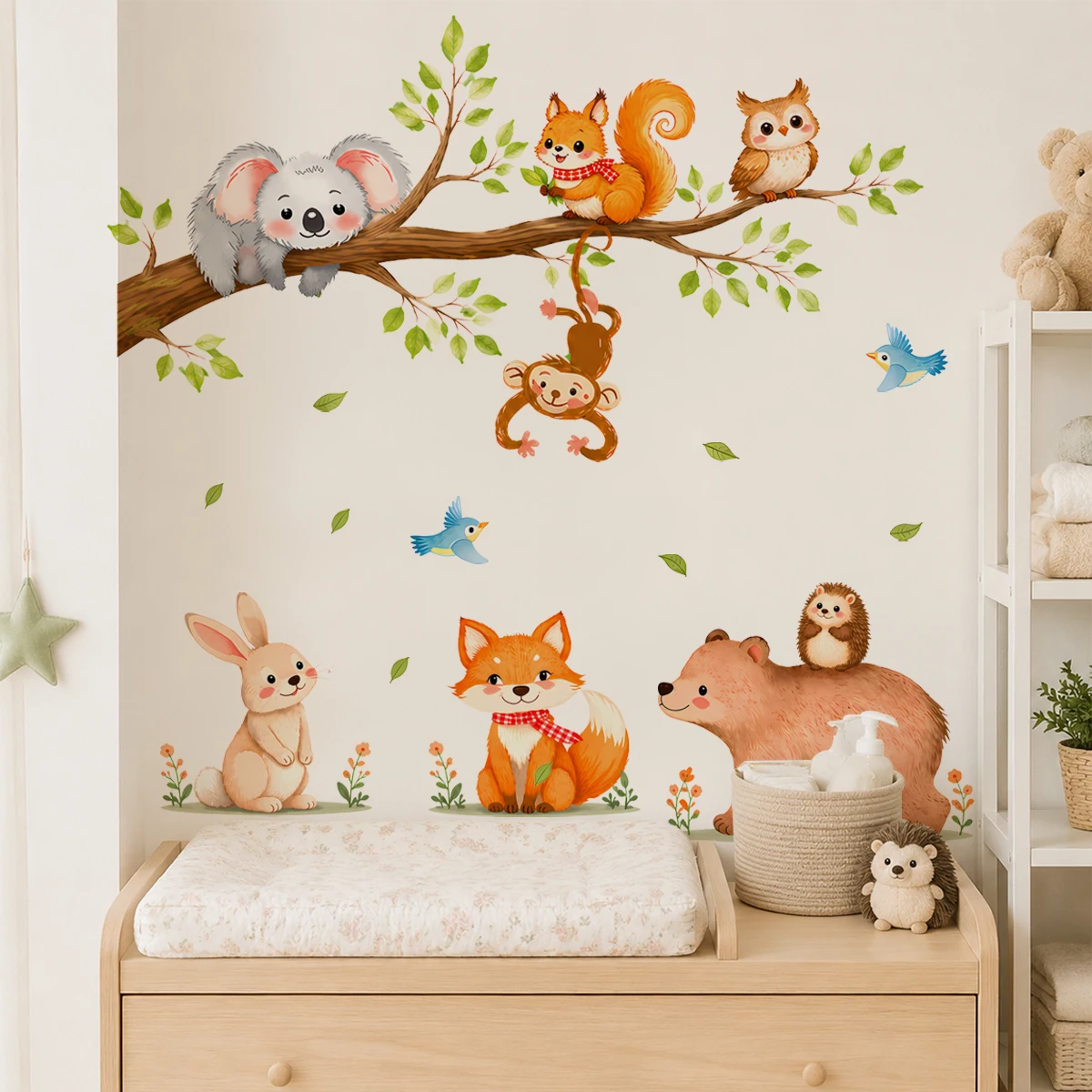 Woodland Animals Tree Branch W - огляд і ціна Baby Nursery Set Furniture