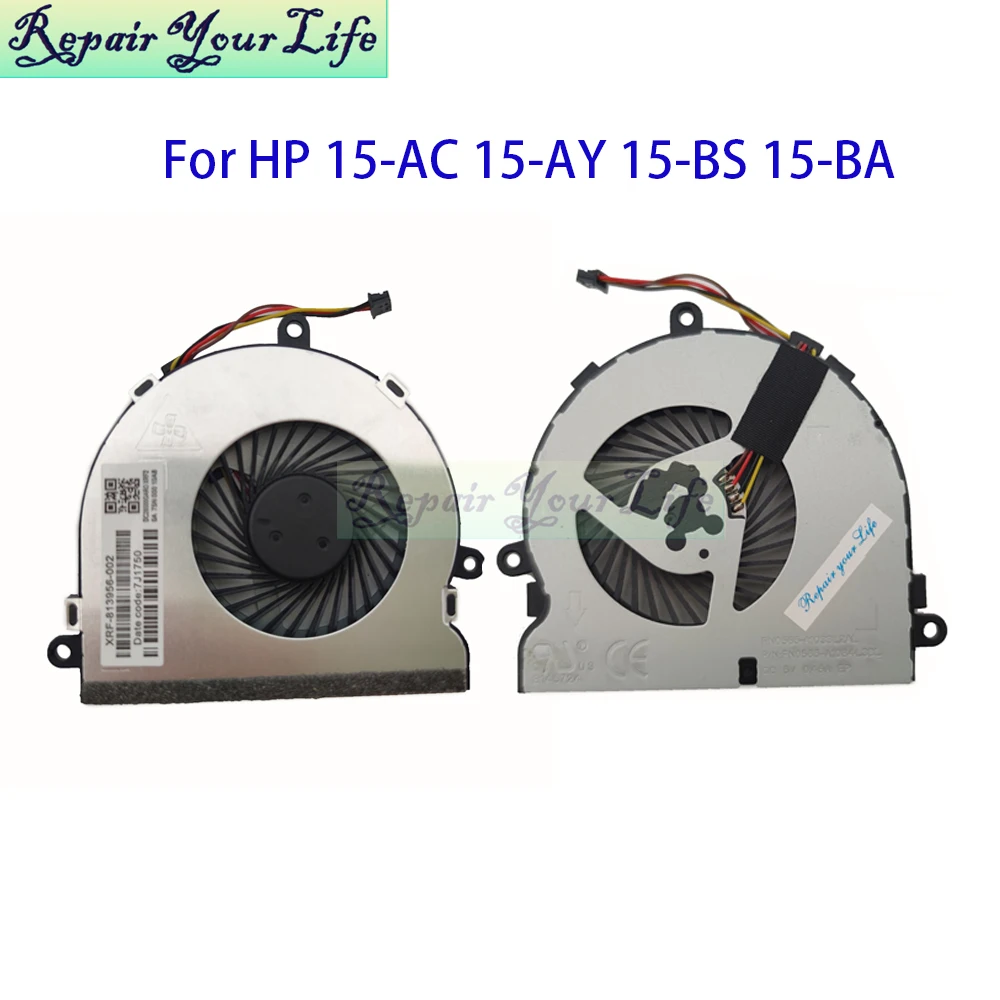 Notebook Cooler CPU Fan For HP Pavilion 15-AC 15-AY 15-BS 15-BE 15Z 15-AF 15-BA TPN-C125 813947-001 DC28000GAR0 FN0565-A1033L2AL
