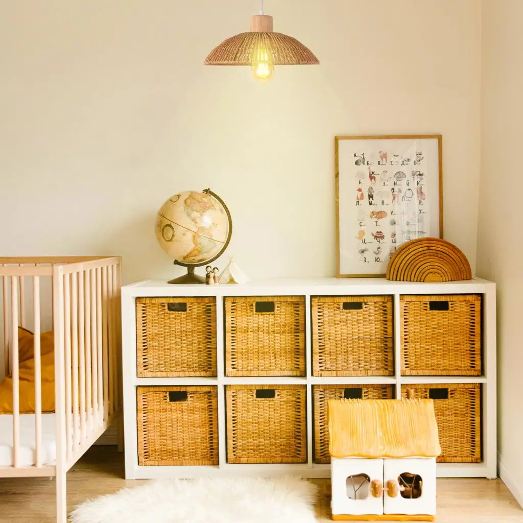 

Чайная комната, Inn-бар, новейший японский стиль, плетеная люстра из пеньковой веревки, ресторан, спальня, домашнее освещение из ротанга, рождественское украшение