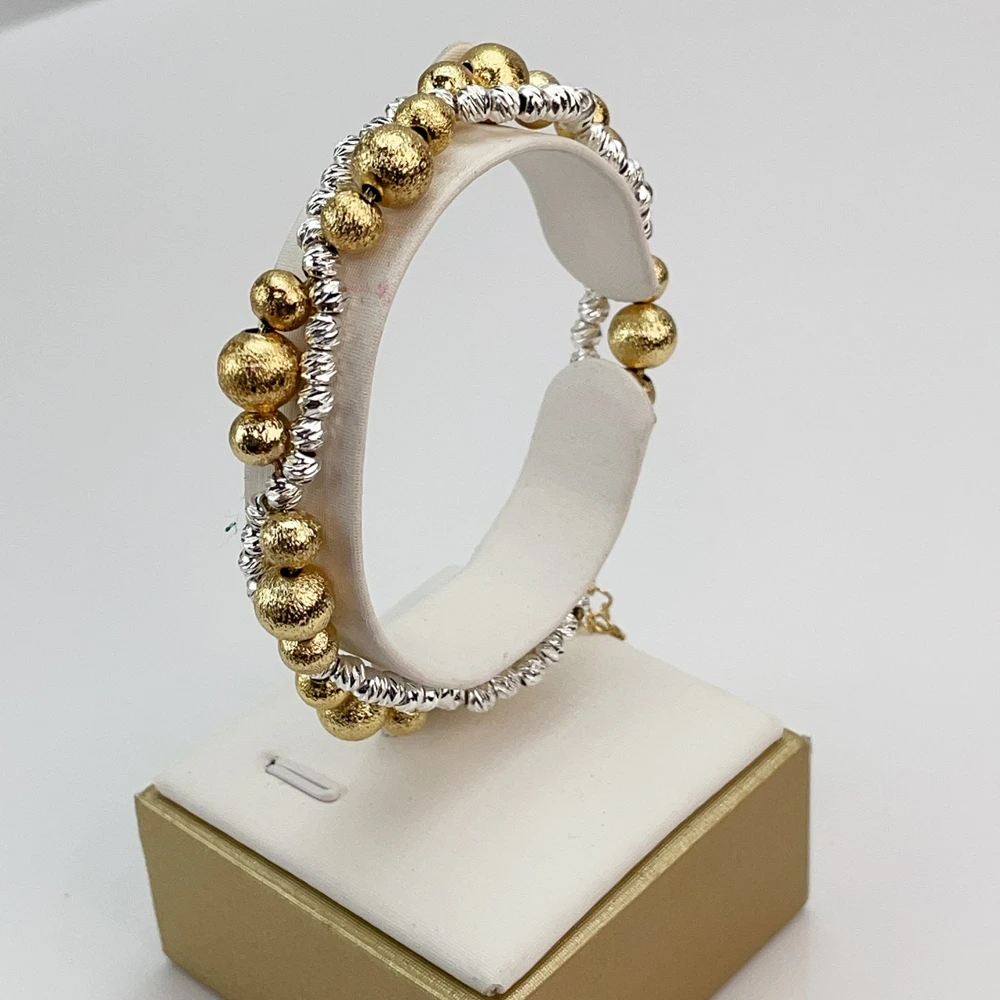 EMMA موضة دبي مطلية بالذهب الخرز القلائد أقراط خواتم مجموعات المجوهرات الجميلة للنساء هدايا مجوهرات الزفاف FHK21380