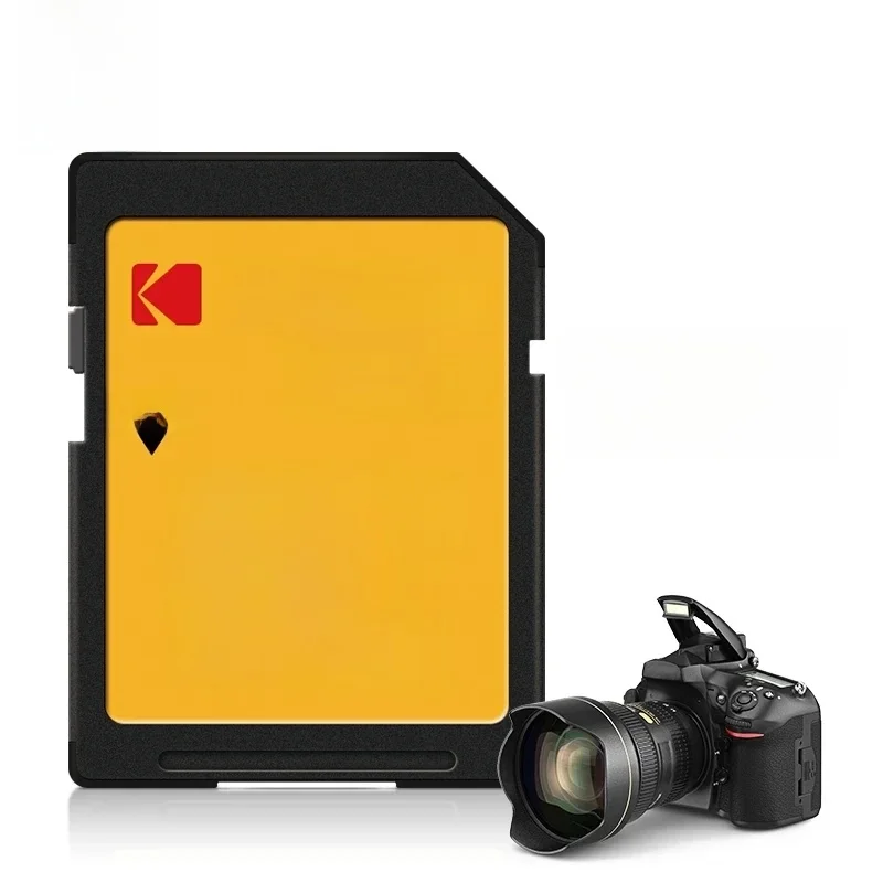 KODAK SD Cards for Camera 100MB/s High Speed Memory Card 256GB 128GB 64GB SDXC C10 A1 U3 V30 UHS-I sdcards for 4K HD SLR DV