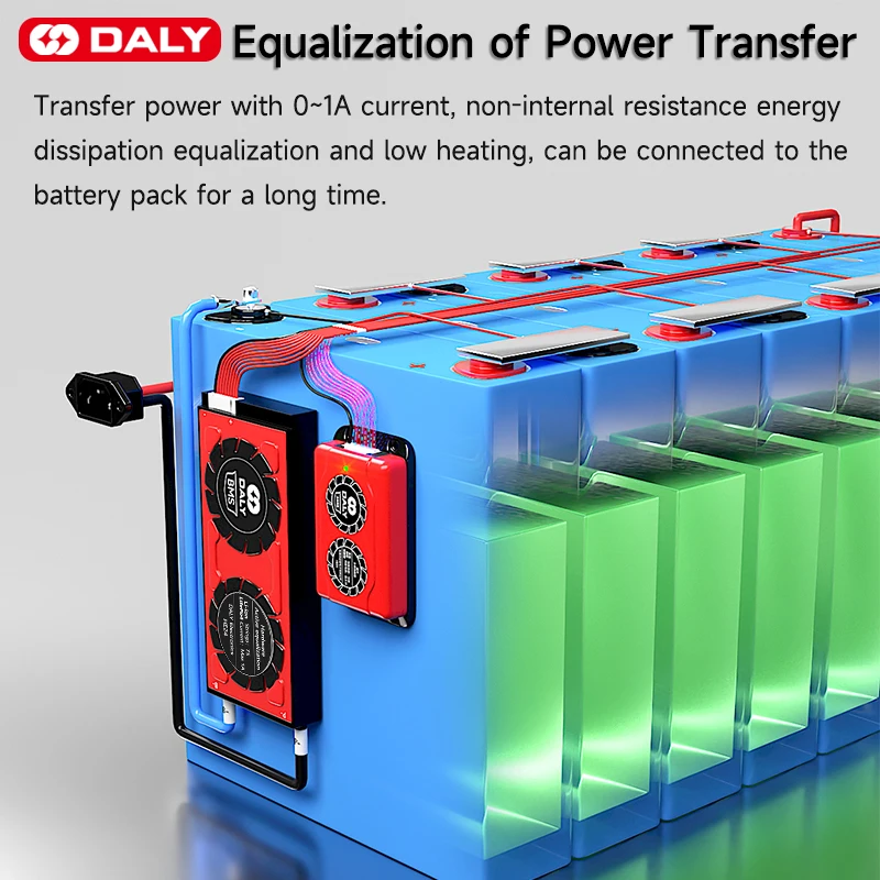 Daly Li-ion LFP Battery 1A Active Balancer Current 12V 24v 36V BMS Active Balance Accessorie Hardware Version 3S 4S 6S 7S 8S10S