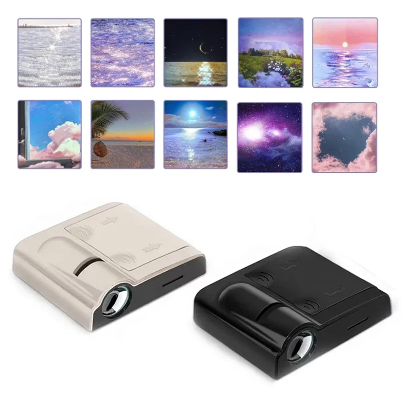 Lampe de Projection de planète avec feuilles de lumière, projecteur de lumière de terre, soleil, galaxie, nouveauté, lumière d'ambiance, accessoires Photo de fête, cadeau