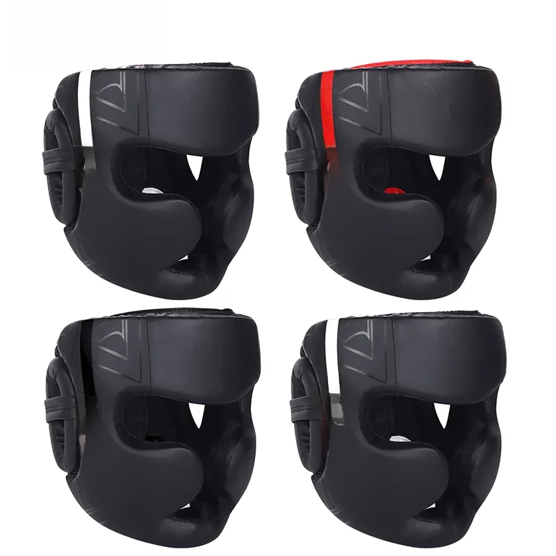 Kickbokshelm Karate Muay Thai Guantes De Boxeo Gratis gevecht Hoofddeksels MMA Hoofdbeschermer Sanda Training Volwassenen Kinderuitrusting - afbeelding 2