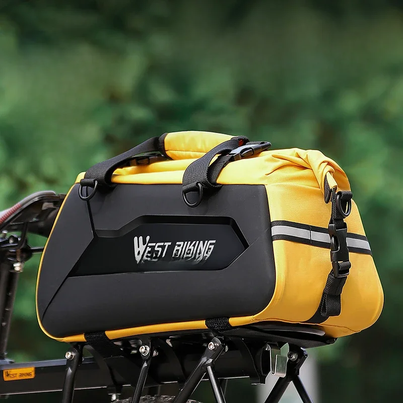 West Biking Harts chale Fahrrad hinten Trage tasche wasserdichte Reisekoffer Umhängetasche 13-25l