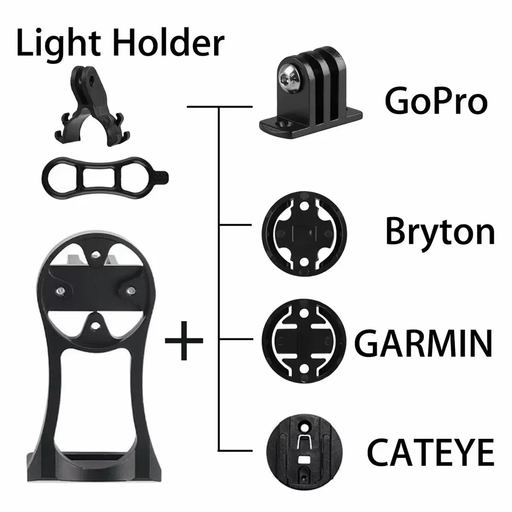 Road Bicycle Computer Camera Mount Holder Out Front Bike Stem Extension Support Bracket Holder For Garmin Bryton Cateye Light