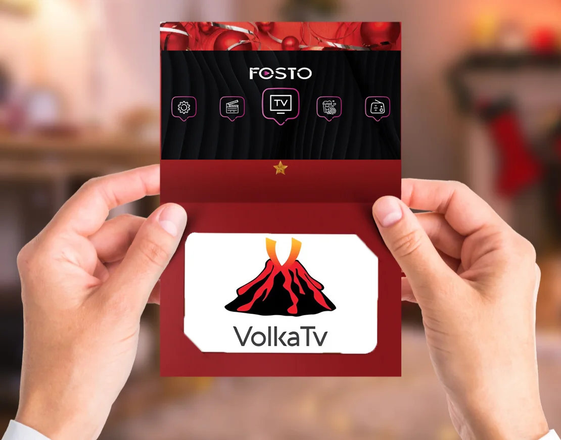 Tarjeta Física Volka TV 1x12 Fosto