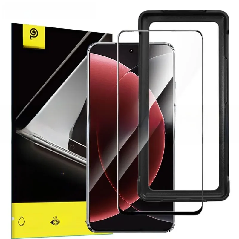 Odblokowanie odcisków palców 3D szkło ochronne dla Xiaomi Mi 15 Ultra ochraniacz ekranu Xiaomi Mi 15 Pro folia hartowana zapobiegająca strzępieniu — zdjęcie produktu 7
