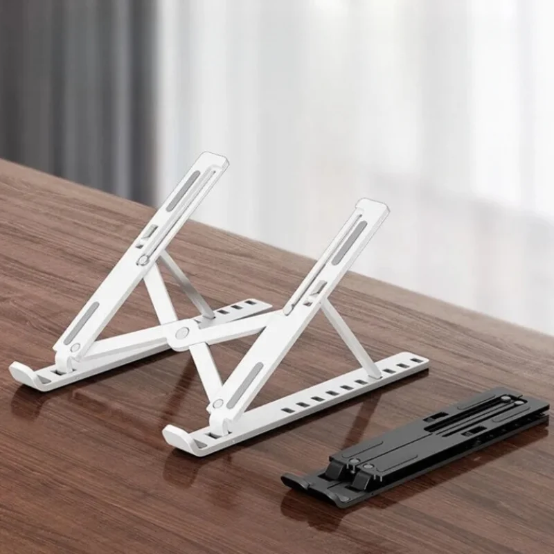 

Large Adjustable Laptop Stand( Black) with 10 Height Levels, Portable & Foldable ( Black)