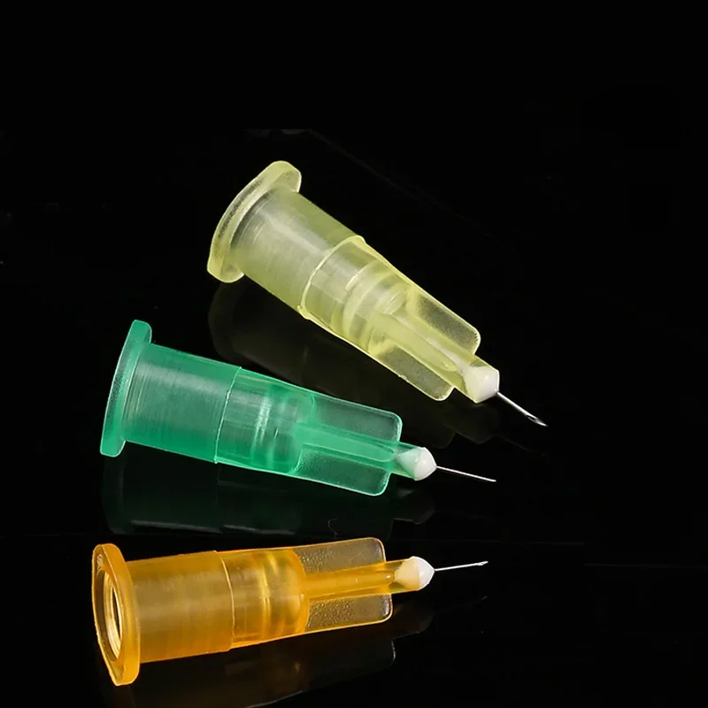 32G przekłuwanie igłą przezroczysty strzykawka wtryskowy klej przezroczysta osłona na końcówkę do farmaceutycznej igła do zastrzyków 32G 4mm 13mm — zdjęcie 2