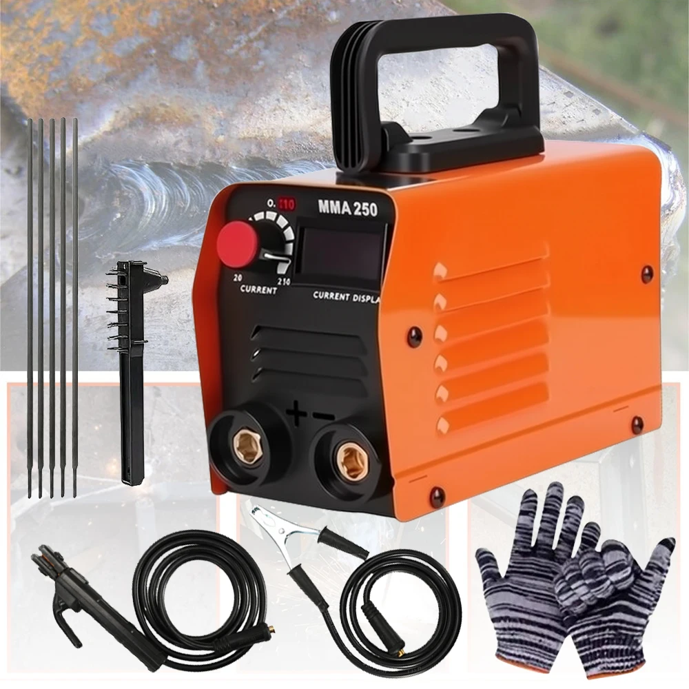 Machine à souder à l'arc à onduleur Portable ZX7 250A MMA 220V, mini fer à souder, équipement de soudage pour outils d'entretien automobile