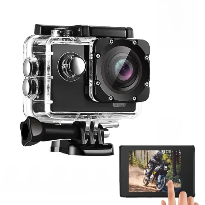AliExpress XMSJ Action Camera Ultra HD 4K/30fps WiFi 2.0-inch 170D Underwater Waterproof Helmet Video Recording Cycling skiing Cameras Sport Cam