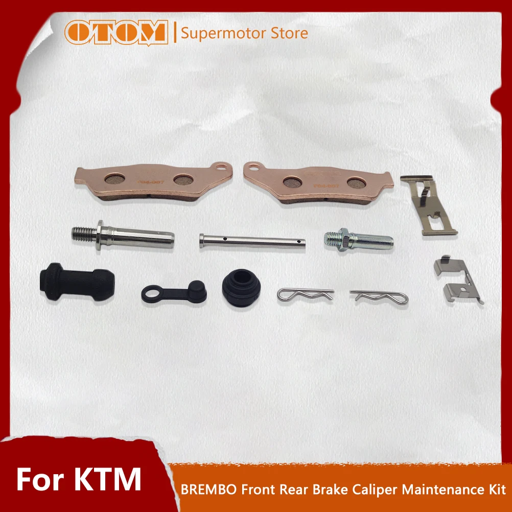 Motorcycle Accessories Brake Caliper Repair Kit Front Rear Retaining Spring Pads Heat Insulation Sheet For KTM Brembo Brake Pump