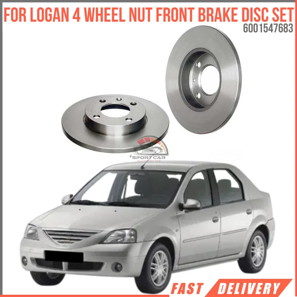 

For LOGAN 4 WHEEL NUT FRONT BRAKE DISC SET OEM 6001547683 super quality high satisfaction high satisfaction price fast delivery