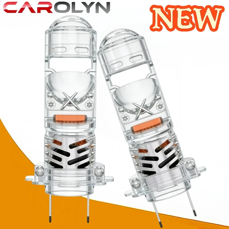 

Светодиодные лампы H7 для фар автомобиля (H4, H11, 9005, 9006) с линзой, Canbus, высокой мощности, для авто и мотоциклов, 1:1 Plug & Play, 6000K, 12V