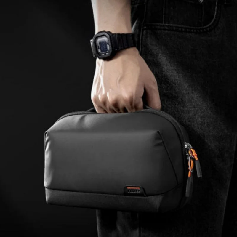 Tech Organizer Bag Portable Electronics Storage Pouch for SSD Cable Charger Power Bank Travel Accessories Carry Case